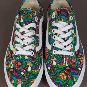 Vans Brand New womens sz 7 mushroom/psychedelic tennis shoes